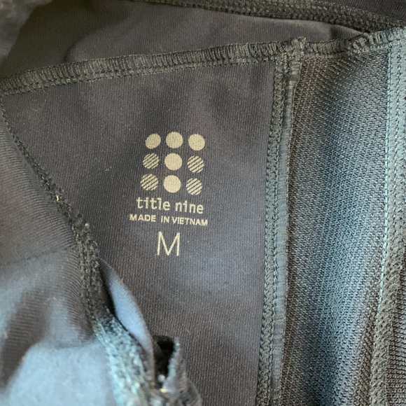 Women's Title Nine Blue Sylvan Hybrid Hiking Joggers Size M Pull On Sporty - Picture 6 of 7